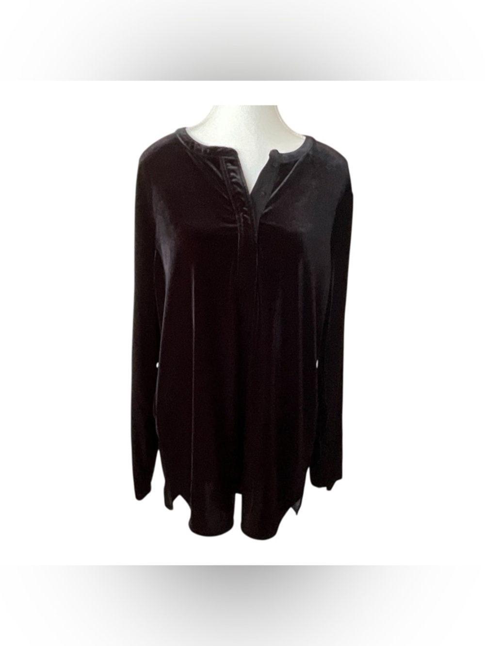 Lauren Ralph Lauren Velour Lounge Set Black XL Top L Pants Soft Stretch